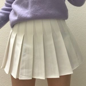 White Tennis Skirt